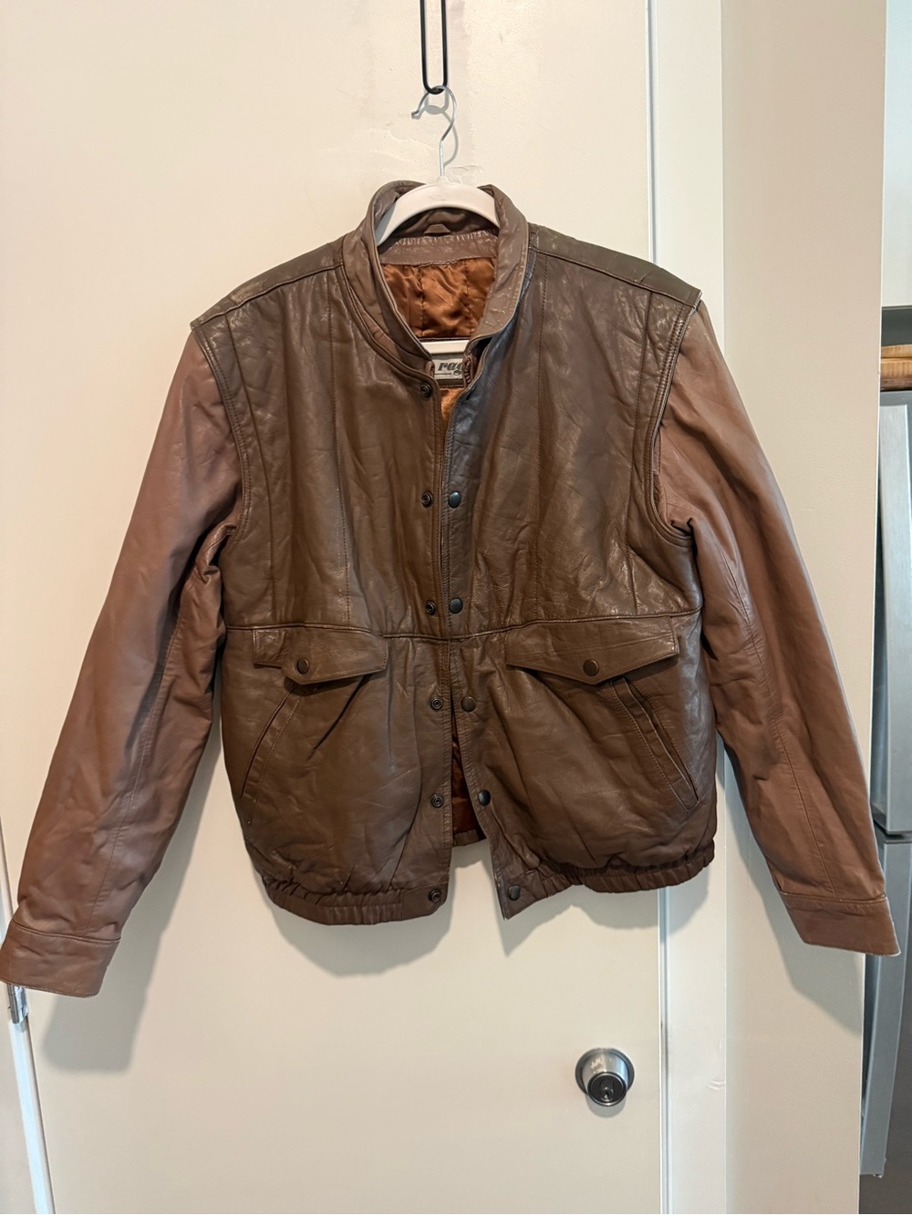 Vintage Rage Brown Leather Jacket